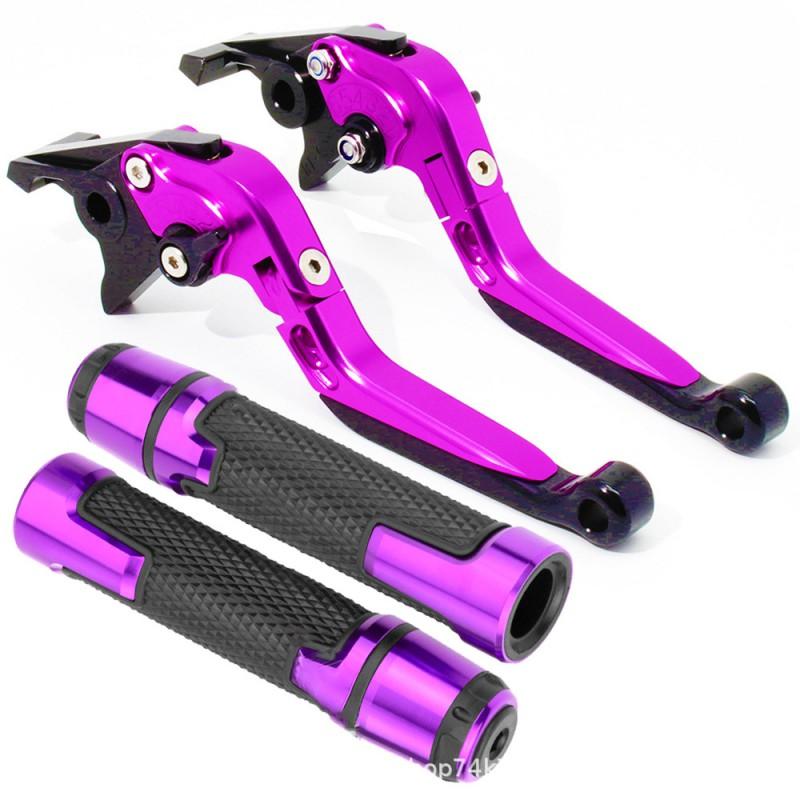 CNC Aluminum Brake Clutch Lever Handlebar Grips Italika DM250 Motorcycle Upgrade Anti-Slip Ergonomic Design
