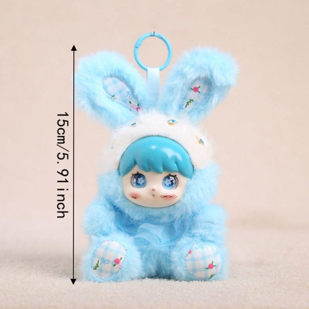 Hangings Decoration Bunny Pendant Bag Charm Vinyl Doll Toy Rabbit Plush Keychain  Jewelry Gift