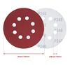 5inch 8 Hole 125mm Sanding Paper Set Screen Discs Woodworking Metal Grinding Disc Abrasive Polishing Tool 40/80/100/120/2000Grit