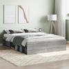 VidaXL Bed Frames Sonoma Grey 135x190 Cm Double 3203913