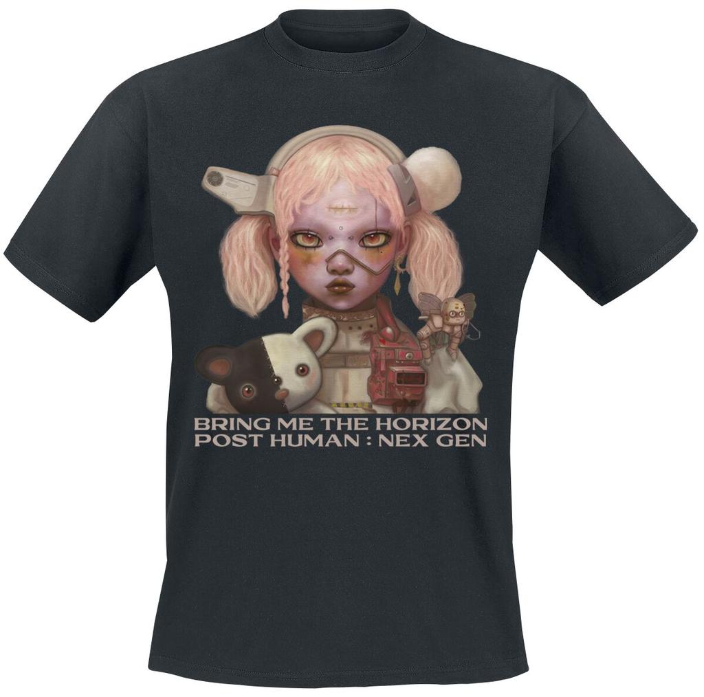 Bring Me The Horizon Graphic Cotton Band Shirt Unisex Summer Short Sleeve Fashion Brand Tee Luxury Casual Vintage