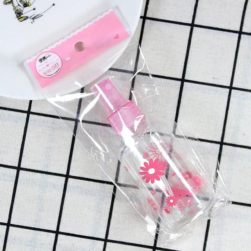 Kunststoff-Sprühflasche für die Reise im Auto, kleine Sprühdose, Make-up, Parfüm, Unterflasche, tragbare transparente 30-ml-Sprühflasche