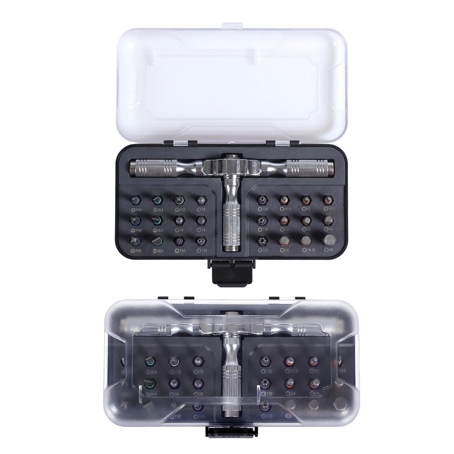 

24-in-1 Multifunction Ratchet Screwdriver & Wrench Set - S2 Steel High Hardness Tool