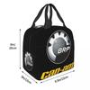 Benutzerdefinierte BRP ATV Unisex Can Am Logo Lunchtasche Damen Thermokühlbox Isolierte Brotdose für Kinder Schulkinder lunchbag