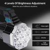 High Power Rechargeable LED Flashlights 7/4LED Camping Torch With COB Side Light Lightweight Outdoor Lighting ABS Material