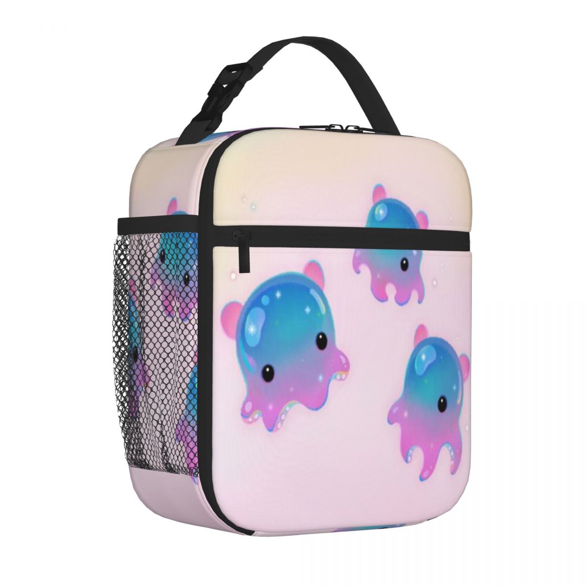Bestselling Grimpoteuthis (Dumbo Octopus) Canvas Texture Sports Lunch Bag High School Sports Lunch Bag One Size