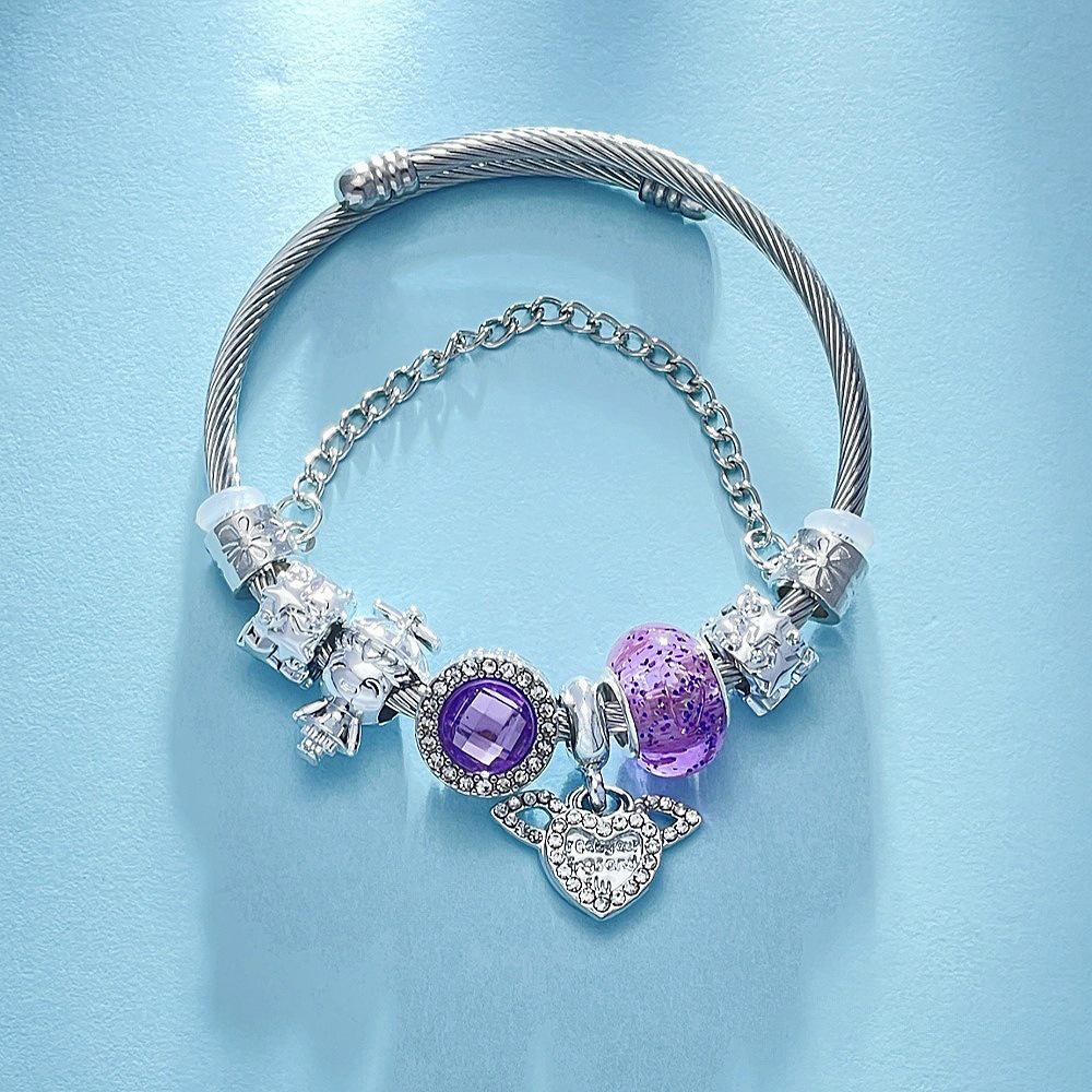 

Съемный браслет Panjia Angel Wing DIY – регулируемый браслет в стиле Ins