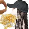 Metal Clip Wig Accessories Cuffs Tubes Rings Dreadlock Beads Braided Hair Beads African Hair Rings