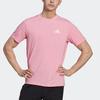 Adidas Aeroready Designed To Feelready Solid Color Logo Crew Neck Short Sleeve T-Shirt Men Tops Lush-Red HL4695