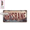 Tin Sign  Vintage Durable Metal Plaque Wall Decor Home Office Bar Man Cave Living Room City Coordinate Birth Year License Pl