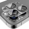 ERBORD Glass Lens Cover for iPhone 15 Pro / 15 Pro Max, Gray