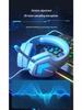 Gaming USB Headphones: Noise-Cancelling with Cool Lighting Effects for PC & Laptop