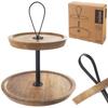 MANGO 2-Tier Wooden Serving Stand 30cm