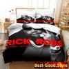 3D Print Rapper Rick Ross Bedding Set Duvet Cover Bed Set Quilt Cover Pillowcase Comforter King Queen Size Boys Adult Bedding