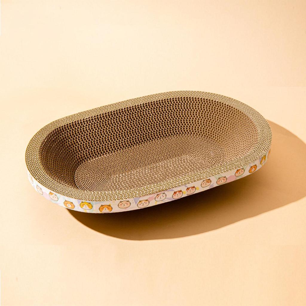 Cardboard Cat Lounge, Scratching Bed for Cats, Resting Pad Pet Supplies