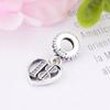 Fit Pan Charm Bracelet Authentic 925 Silver Alphabet & Numbers 18 21 50 60 Years Of Love Bead Making Berloque