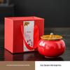 Darunyao Ceramic Persimmon Tea Caddy Gift Set
