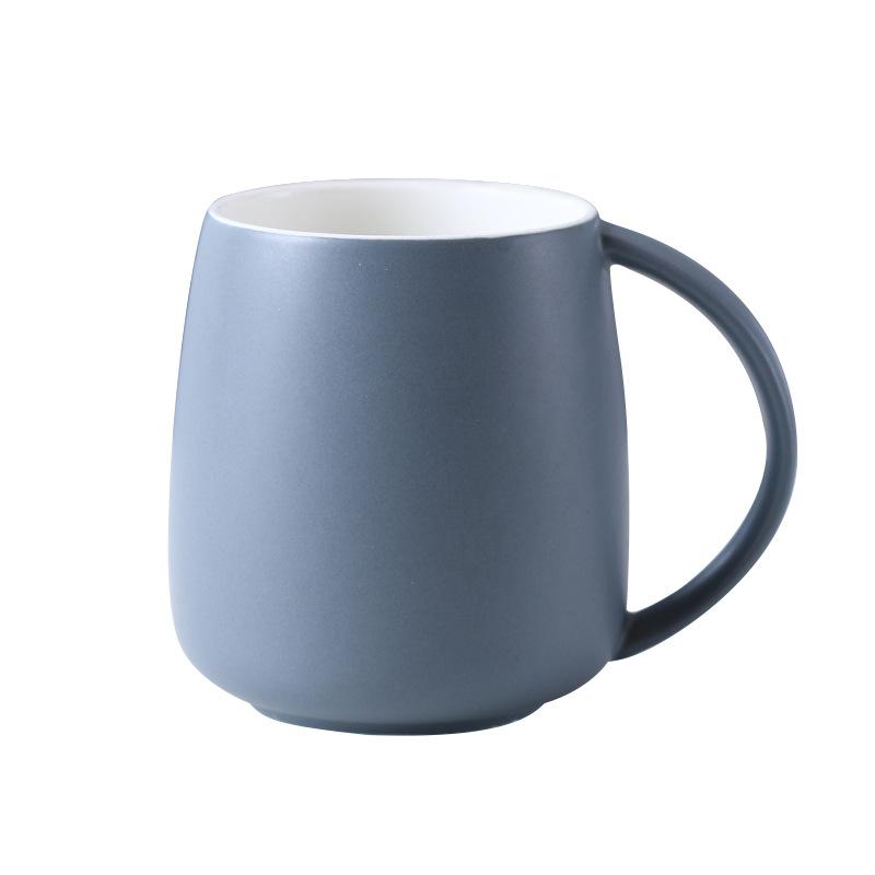 Large Capacity Simple Ceramic Water Cup Creative Mug with Handle Porcelain Drinkware Office Meeting Couple Student Mug
