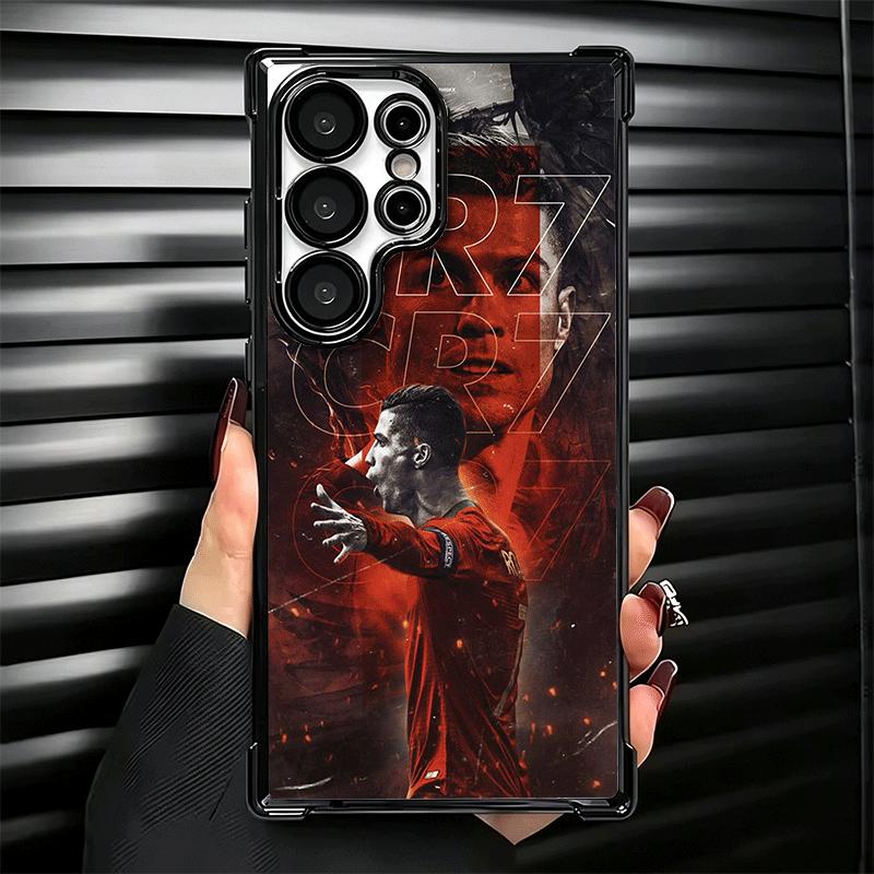 Football Star R-Ronaldo C-CR7 Soft Phone Case For Samsung Galaxy S26 Ultra S25 Edge S24 FE S23 Plus S22 S21 + S20 Plating Anti-F