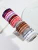 4Pcs/Set Vintage Amber Acrylic Bamboo Stackable Bracelets Bangles Sets for Women Resin Stretchy Tube Beaded Bracelet Jewelry