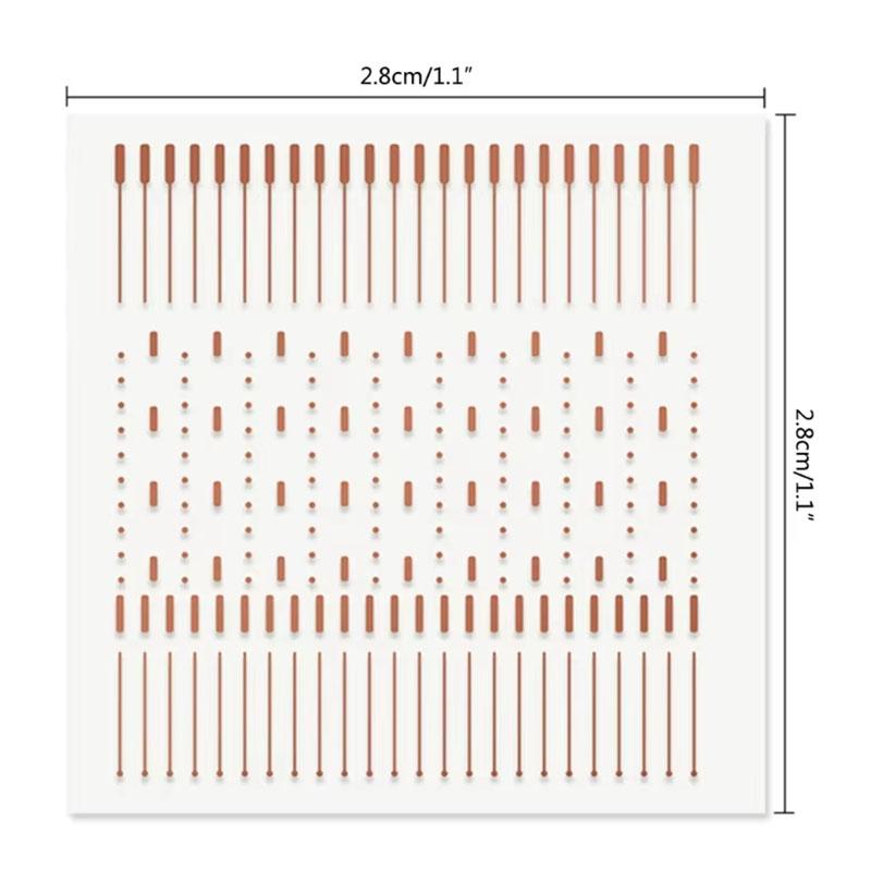 2Pcs Soldering Lugs 208 Dot Repair Spots Dot-Repairing Welding Point Rework Copper Solder Piece Solder Sheet For Phone PCB BGA