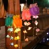 Handmade Bellflower Lantern Luminous Glowing Muguet Flower Lamp Twisted Stick Chenille Stems Handheld Light Kids Craft