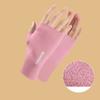 1 pair Solid Color Wool Fingerless Gloves Women Open Finger Mittens New Nail Art Glove