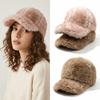 Cold Protection Faux Mink Fur Baseball Cap 55-60CM Thermal Duckbill Hat  Sport
