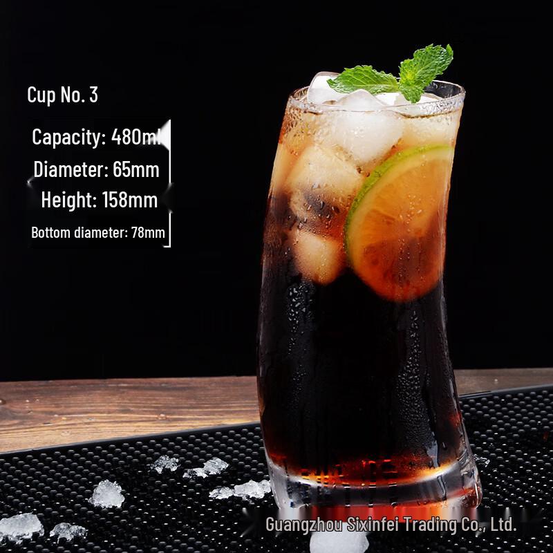 MDNG Creative Glass Juice Cup Set