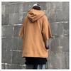 Camiseta de manga corta de verano para hombre, suéter con capucha de media manga, sudadera con capucha sólida para estudiantes para hombre