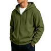 Heren Rits Hoodie Jas met Grote Zakken Kleur Casual