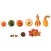 50Pcs Artificial Pumpkin Autumn Fall Wreath Decorations Mini DIY Halloween Dining Table Ornaments Home Party Decor