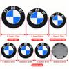 7Pcs Car Front Rear Logo Steering Wheel Center Sticker Hub Covers Accessories For BMW E93 F10 F20 F30 F40 F15 F25 F26 F31 F49 M3