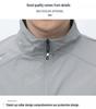 Men's Summer Quick-Dry Ice Silk Sun Protection Jacket - Lightweight & Loose Outdoor Wear