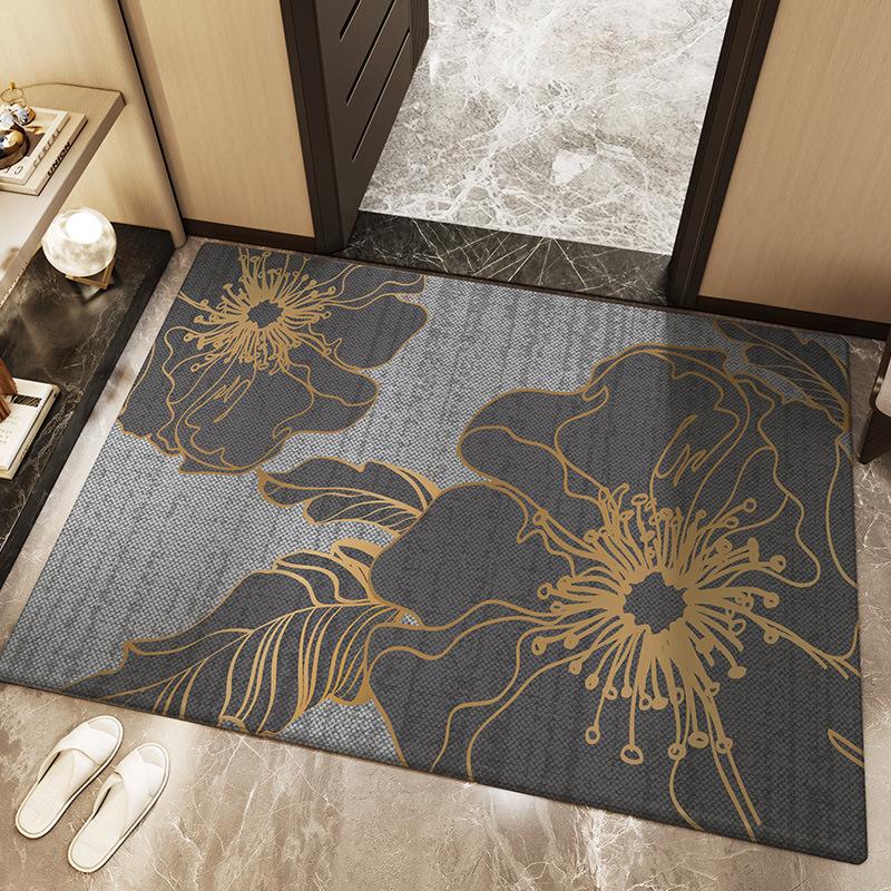 Nordic Floor Mat Entry Door Dirt-resistant Home Scraping Dust Dust Entrance Door Keny Velvet Balcony Non-slip Carpet