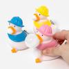 Balloon Blowing Duck Keychain