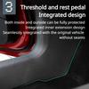 For Tesla Model 3+ Highland Front Car Door Sill Edge Protective Strips Welcome Pedal Threshold Strip Central Control Side Guards