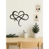 Gothic Heart Metal Wall Art Dark Romance Infinity Decor Halloween Christmas Gift
