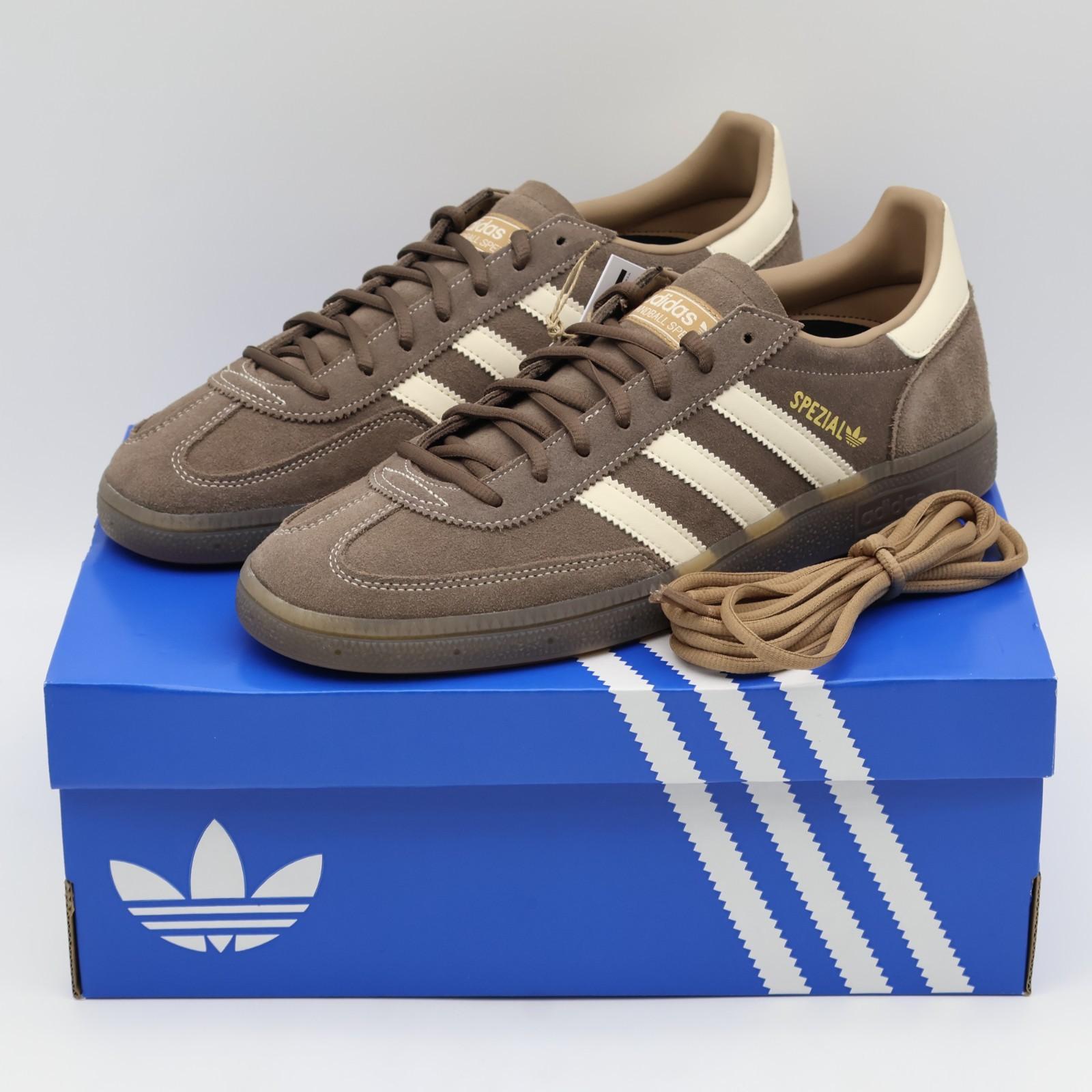 KK1153 adidas Handball Spezial Earth Strata Wonder White Gum (Мужской) 5