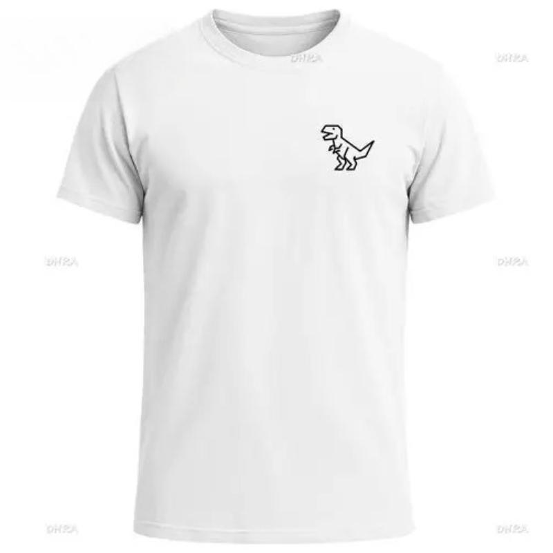 

Casual Comfort Top Fashion Printed Short Sleeve Simple T-Shirts Men’s XXXL білий