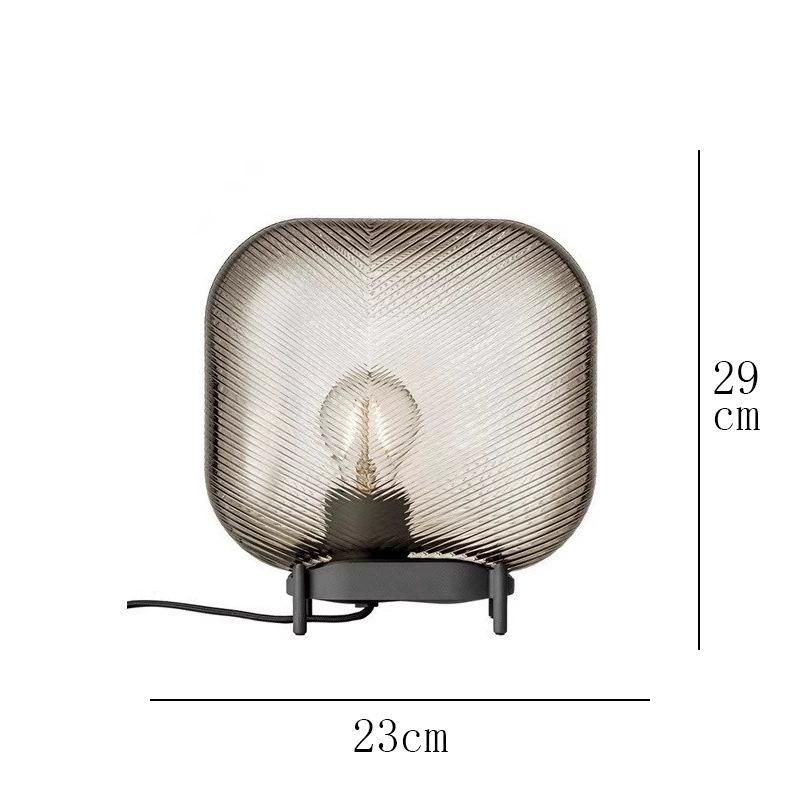 Nordic Modern Glass Table Lamp - Creative, Stylish Lighting for Living Room, Bedroom, Hotel, or Model Room