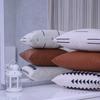 New Leather and Cotton Canvas Tassel Pillowcase Six-piece Sofa Decorative Pillowcase Set