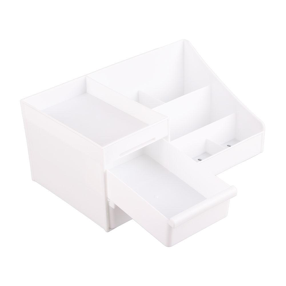 Cutie de Depozitare Cosmetice Elegantă Multifuncțională Organizator de Machiaj de Blat cu Sertare pentru Școală