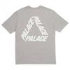 2016 Palace P3 Font Tri-Ferg T-shirt GREY Tee Flocka S/S 16 Deconstructed Unisex T-Shirt