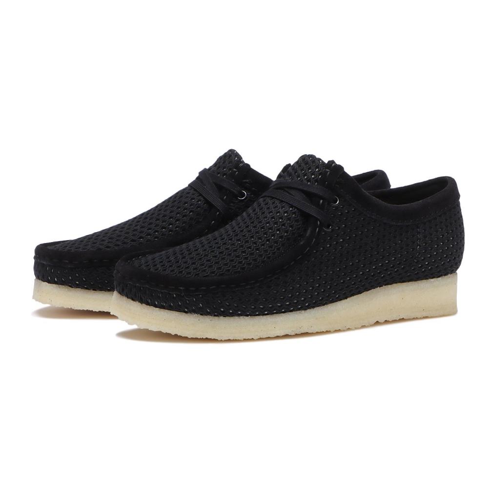 Clarks Wallabee 26175848 Black Mesh