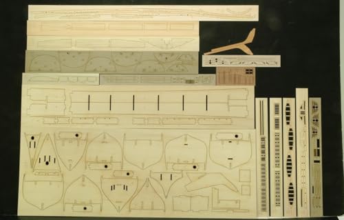 Woody Joe 1/100 Cutty Sark (with sails) Wooden Model Assembly Kit (Ship)