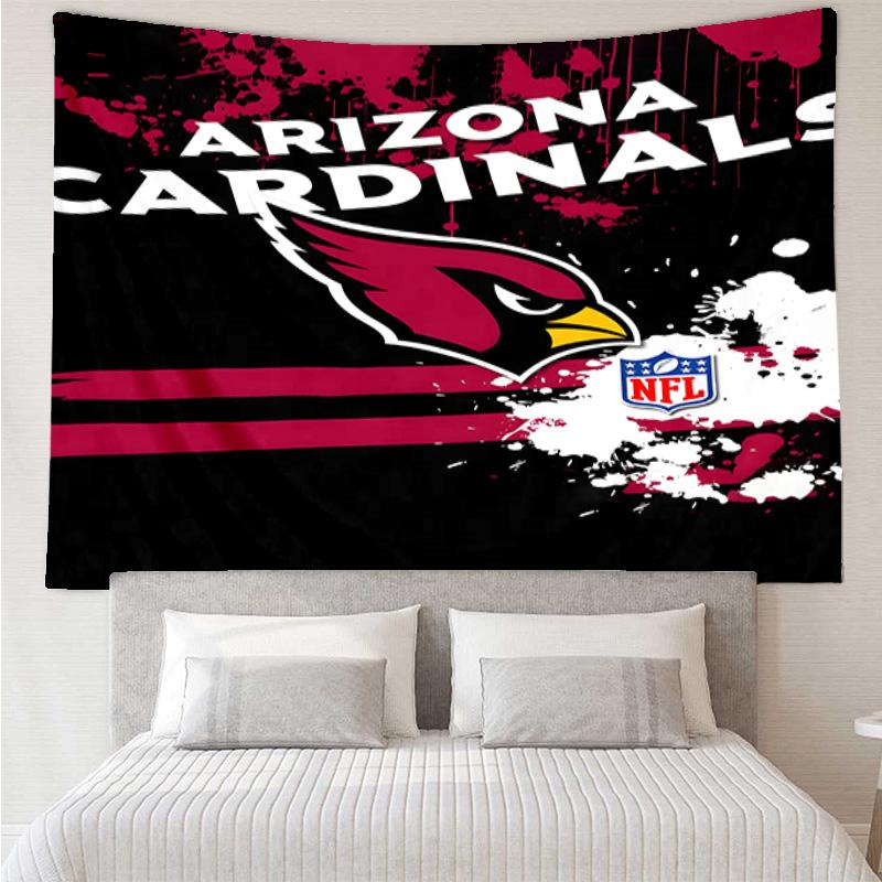Arizona Cardinals Flag Tapestry Hanging for Bedroom,Livingroom, Playroom,Decor Art Room Wall Tapestry Holiday and Birthday Gifts
