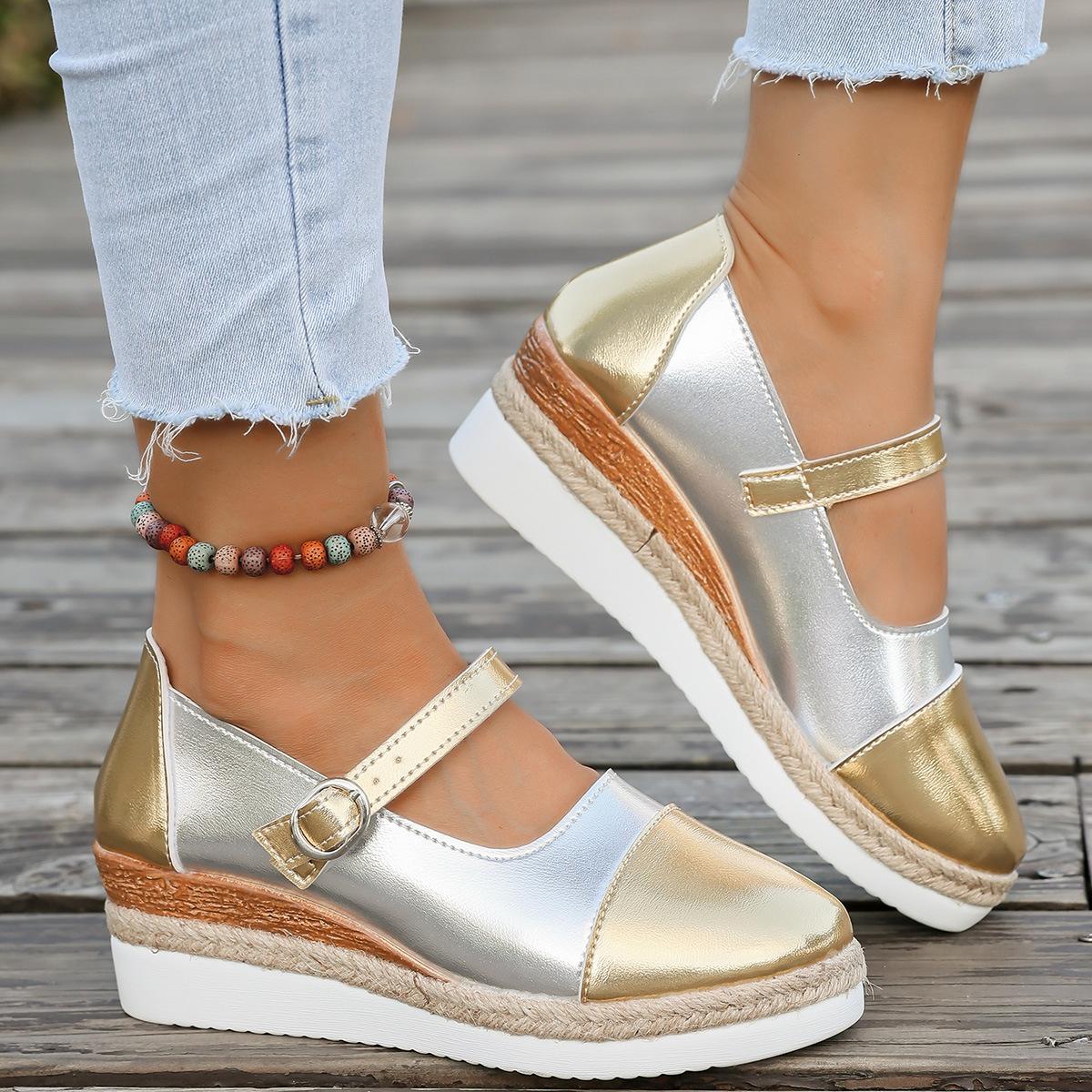 

Women s Platform Flats Sneakers Comfortable Large Size Casual Shoes Spring Autumn Pointed Toe Female Footwear 36