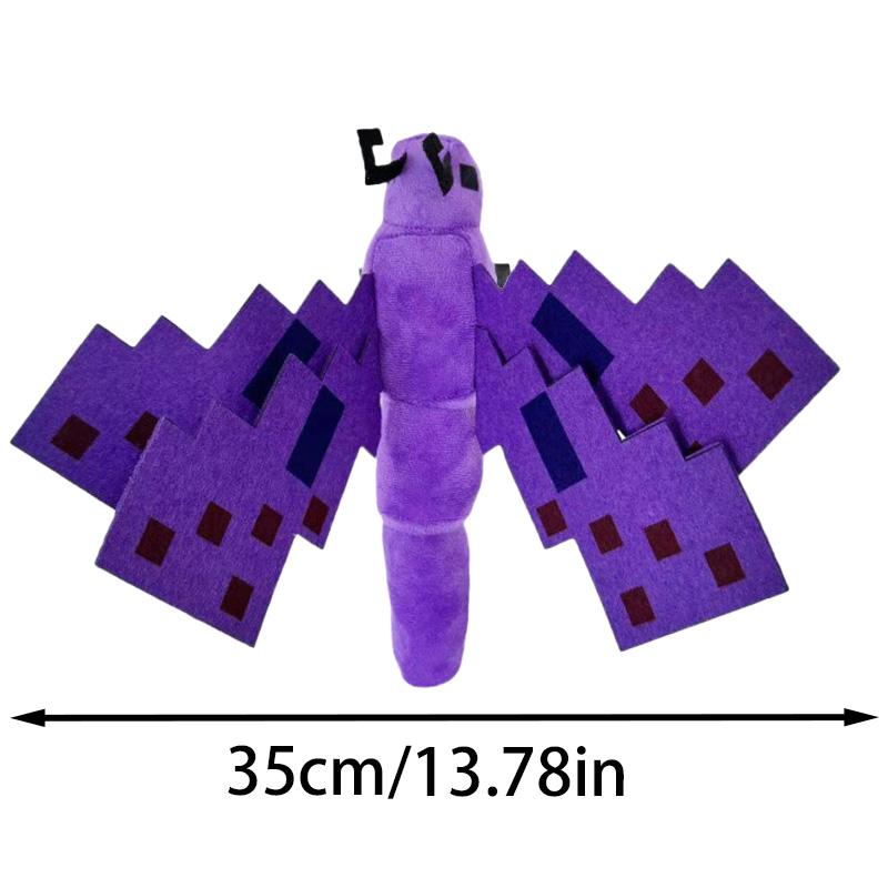 

35cm Purple Butterfly Plush Toys Funny Grow A Garden Game Peripherals Exquisite Room Decoration Item Collectible Gift For Friend 35cm фиолетовый