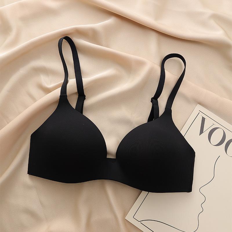 Smooth non-marking cup, no steel ring, small chest gathering underwear, comfortable upper support, anti-sagging collection breast bra HXW